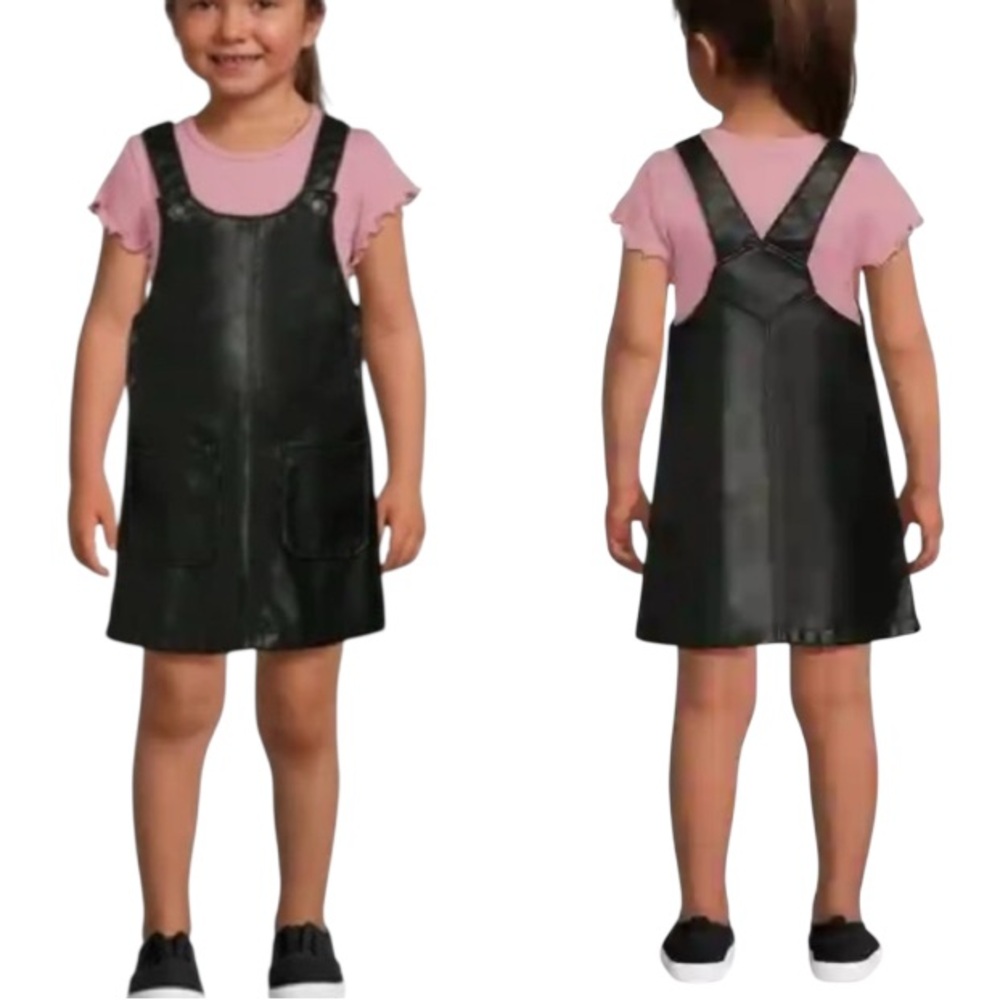 Wonder Nation Faux Leather Dress 3T